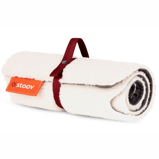 Heizdecke Stoov® Big Hug USB Woolly White Gartenauflagenstore.de